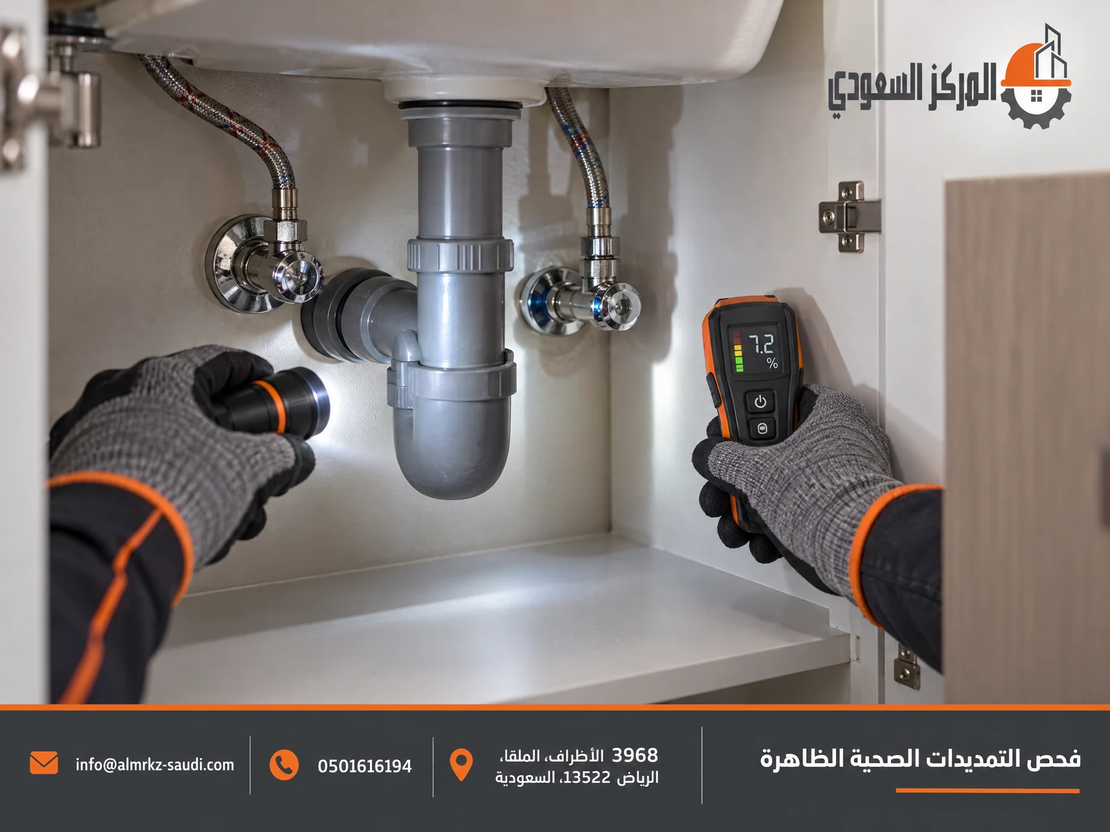 فحص مباني قبل الشراء بالرياض يساعدك على فهم العقار قبل الالتزام 4 أكتوبر 26, 2026 فحص التمديدات الصحية الظاهرة